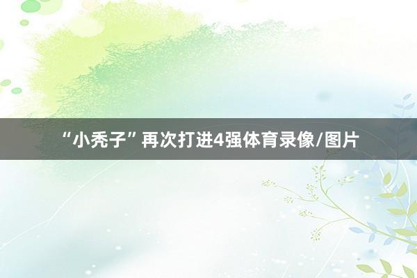 “小秃子”再次打进4强体育录像/图片