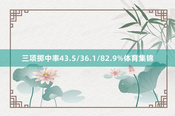 三项掷中率43.5/36.1/82.9%体育集锦