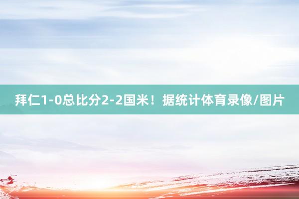 拜仁1-0总比分2-2国米！据统计体育录像/图片