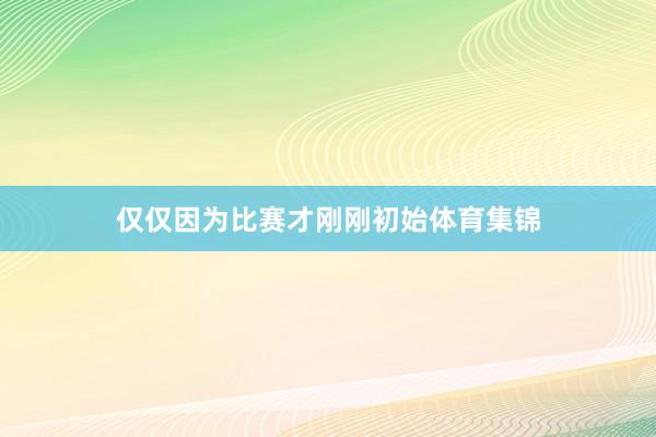 仅仅因为比赛才刚刚初始体育集锦