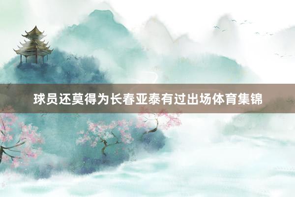 球员还莫得为长春亚泰有过出场体育集锦