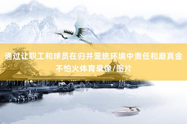 通过让职工和球员在归并笼统环境中责任和磨真金不怕火体育录像/图片