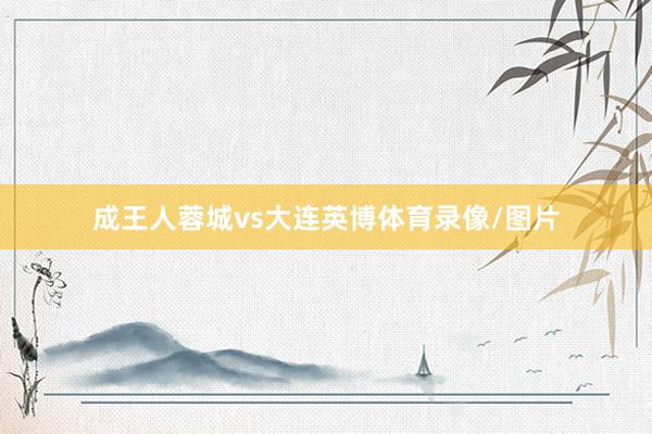 成王人蓉城vs大连英博体育录像/图片