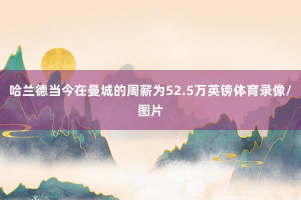 哈兰德当今在曼城的周薪为52.5万英镑体育录像/图片