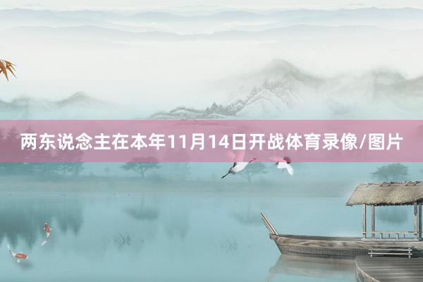 两东说念主在本年11月14日开战体育录像/图片