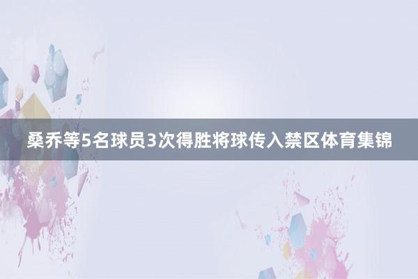 桑乔等5名球员3次得胜将球传入禁区体育集锦