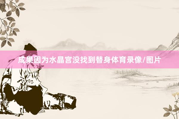 成果因为水晶宫没找到替身体育录像/图片