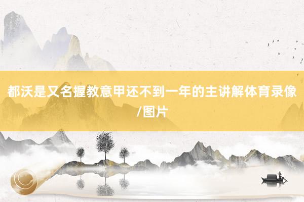 都沃是又名握教意甲还不到一年的主讲解体育录像/图片