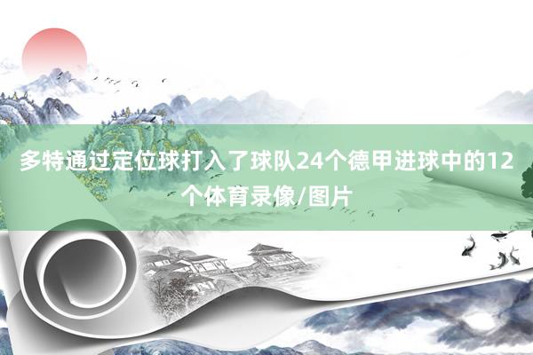 多特通过定位球打入了球队24个德甲进球中的12个体育录像/图片