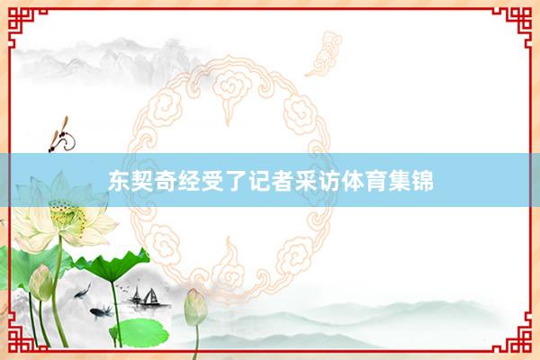 东契奇经受了记者采访体育集锦