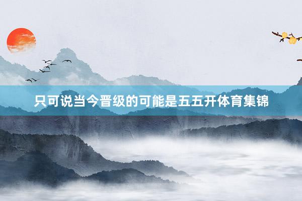 只可说当今晋级的可能是五五开体育集锦