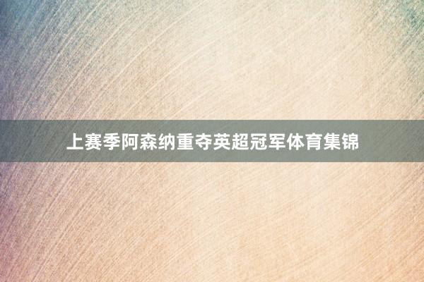 上赛季阿森纳重夺英超冠军体育集锦